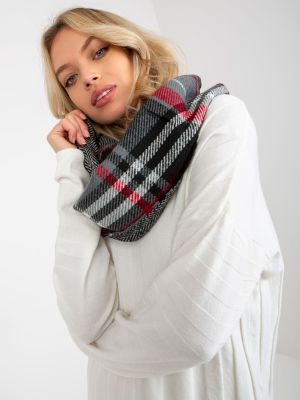 Клетчатый шарф с принтом Fashionhunters