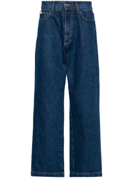 Klasické straight fit džíny Rassvet modré