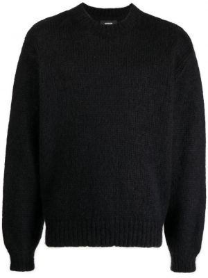 Пуловер с кръгло деколте Represent черно