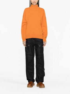 Pletený svetr Dsquared2 oranžový