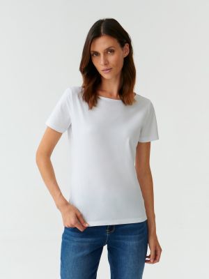 Megztas marškinėliai Tatuum balta
