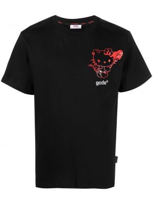 T-shirt ricamato Gcds nero