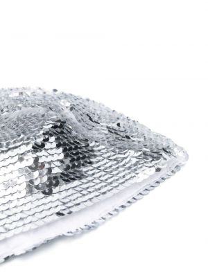 Pailletten mütze Maison Margiela silber