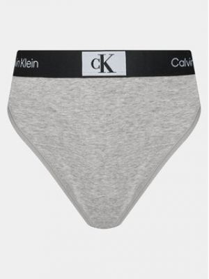 Culotte brésilienne taille haute Calvin Klein Underwear gris
