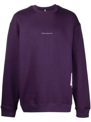 Rund hals trykt sweatshirt Oamc lilla