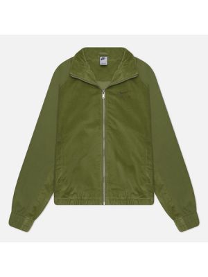 Женская куртка ветровка Nike Air Corduroy Fleece Full-Zip, XS зелёный