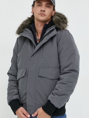 Téli kabát Superdry szürke