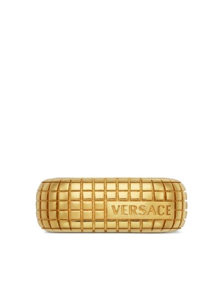 Bague plaqué or Versace