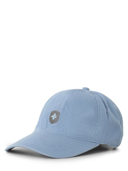 Niebieska czapka z daszkiem bawełniana Wellensteyn