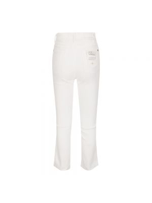 Slim fit high waist skinny jeans 7 For All Mankind weiß