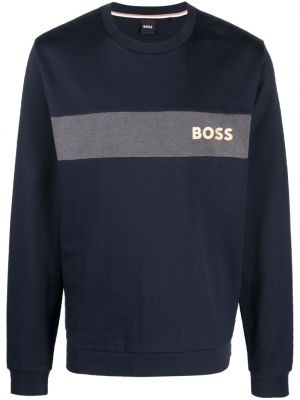 Sweatshirt mit print mit rundem ausschnitt Boss
