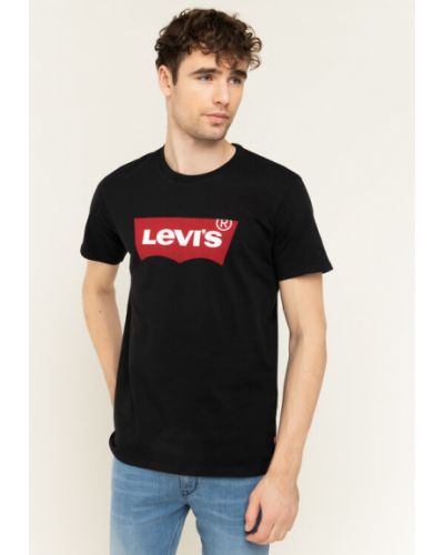Tričko s potiskem Levi's černé