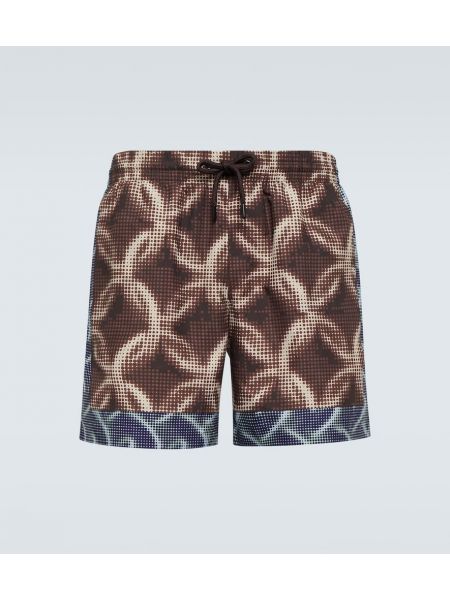 Trykt boxershorts Dries Van Noten grå