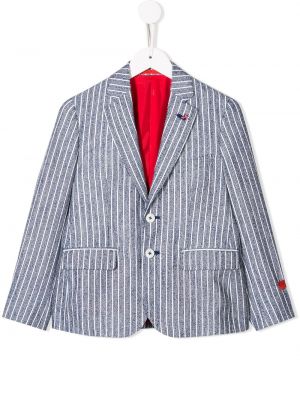 Stripete blazer for jenter Isaia Kids blå