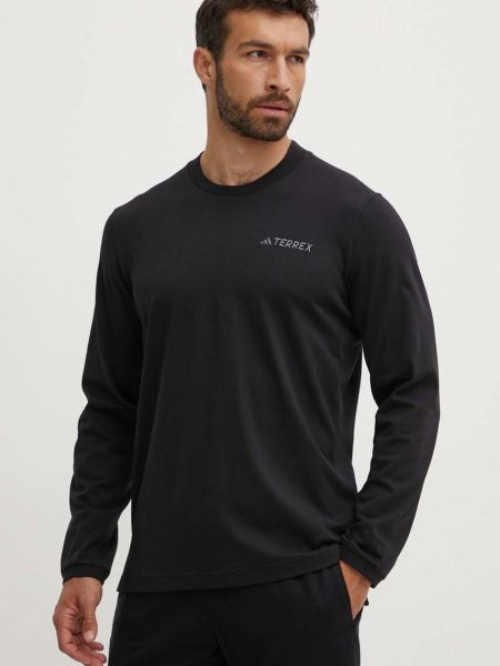 Tricou cu mânecă lungă Adidas Terrex negru