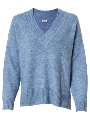 Меланжов пуловер Pimkie синьо