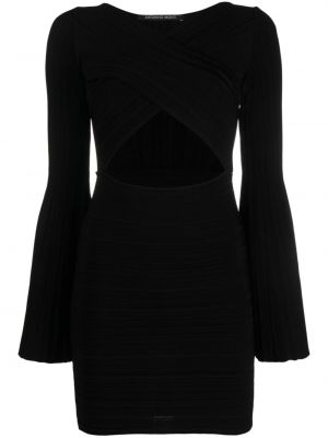 Φόρεμα με λαιμόκοψη v Antonino Valenti μαύρο