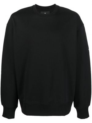 Raštuotas džemperis be gobtuvo Y-3 juoda