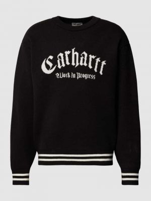 Dzianinowy sweter Carhartt Work In Progress czarny