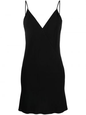 Kleid mit v-ausschnitt Rick Owens schwarz