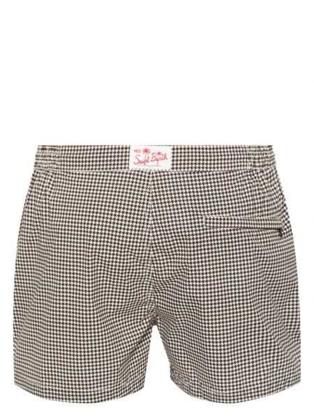 Shorts mit print mit fischgrätmuster Mc2 Saint Barth