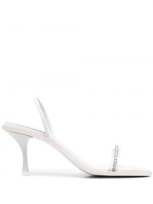 Slingback sandaler med reim Dsquared2 hvit