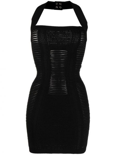 Strikket dress Balmain svart