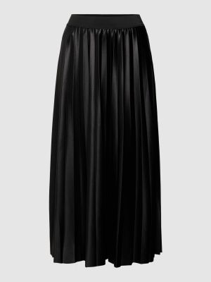 Spódnica midi plisowana Vila czarna