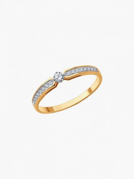 Золотое кольцо Diamant золотое
