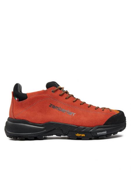 Велурени ниски обувки Zamberlan оранжево