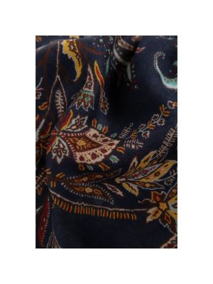 Bufanda con estampado con estampado de cachemira Etro azul
