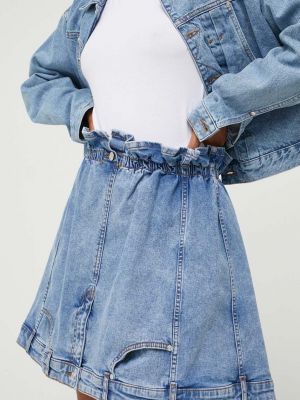 Džínová sukně Moschino Jeans modré