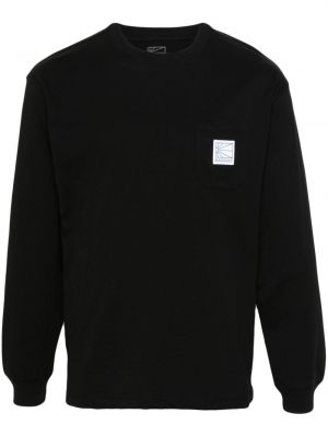 Βαμβακερή μπλούζα Rassvet μαύρο