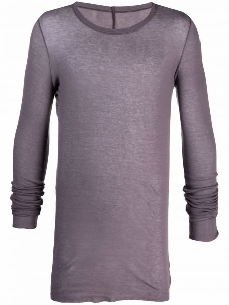 Camiseta de punto manga larga Rick Owens violeta