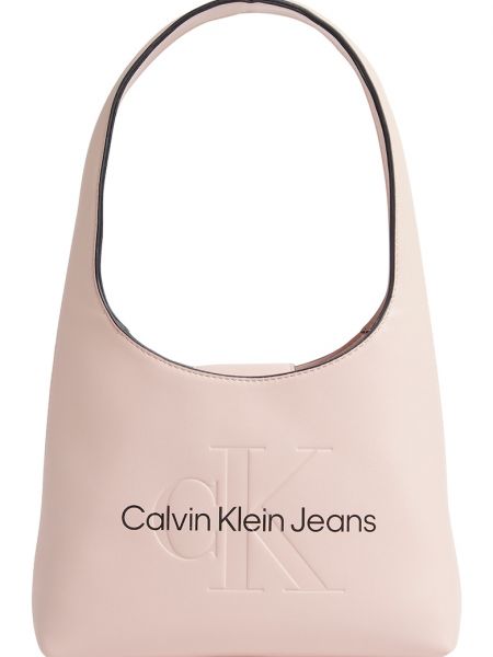 Сумка из искусственной кожи Calvin Klein Jeans розовая