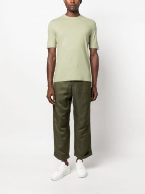 Medvilninis marškinėliai Dell'oglio žalia
