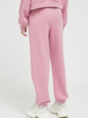 Sportovní kalhoty s potiskem Ellesse růžové