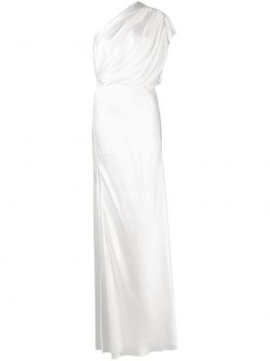 Sukienka z jedwabiu Michelle Mason, biały