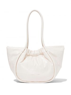 Δερμάτινη τσάντα shopper Proenza Schouler λευκό