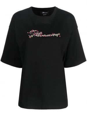 T-shirt con stampa Blumarine nero