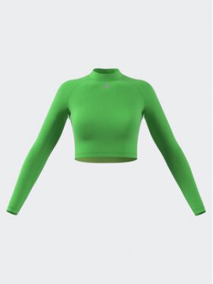 Блуза Adidas Performance зелена