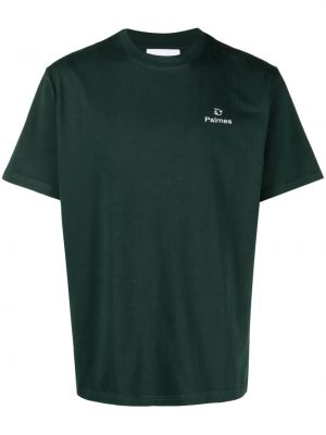 Тениска с принт Palmes зелено