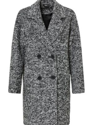 Шерстяное пальто Bpc Bonprix Collection черное