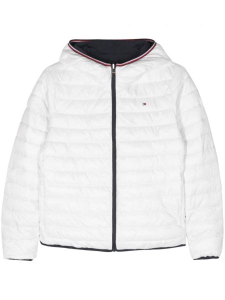 Steppjacke mit kapuze Tommy Hilfiger weiß