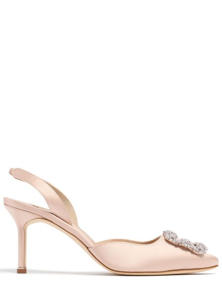 Slingback satiini Manolo Blahnik