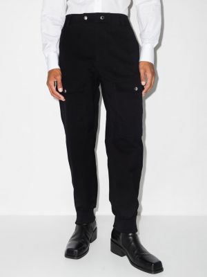 Pantalon cargo avec poches Alexander Mcqueen noir
