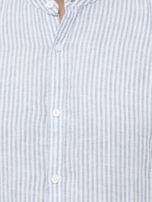 Lanena srajca Michael Kors modra