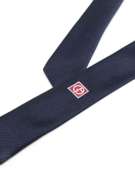 Žakarda zīda kaklasaite Giorgio Armani zils