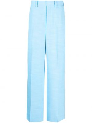 Pantalon taille haute Casablanca bleu