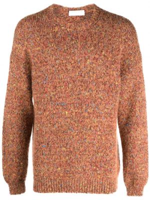 Пуловер с кръгло деколте Société Anonyme оранжево
